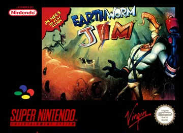 Earthworm Jim (Europe) box cover front